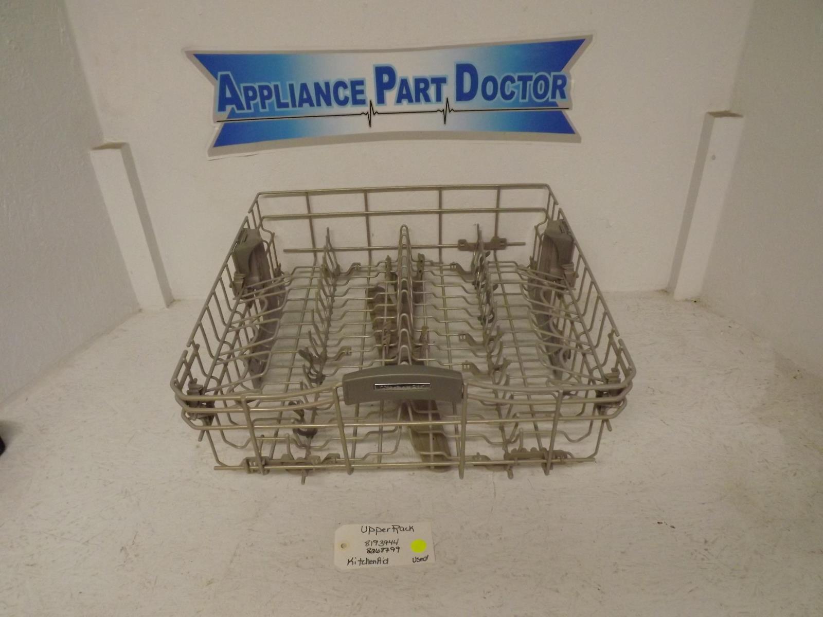 KitchenAid Dishwasher 8193944 8268799 Upper Rack Used KitchenAid Dishwasher 8193944 8268799 Upper Rack Used